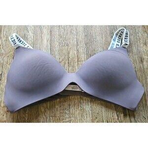 New Victoria's Secret Taupe  Push Up Full Coverage Demi No Wire Bra Padded 34B